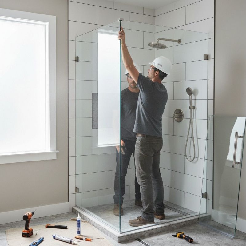 Shower Door Installation in Conroe, TX