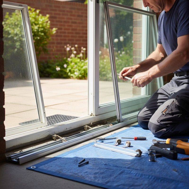 Door Track Replacement in Alpharetta, GA