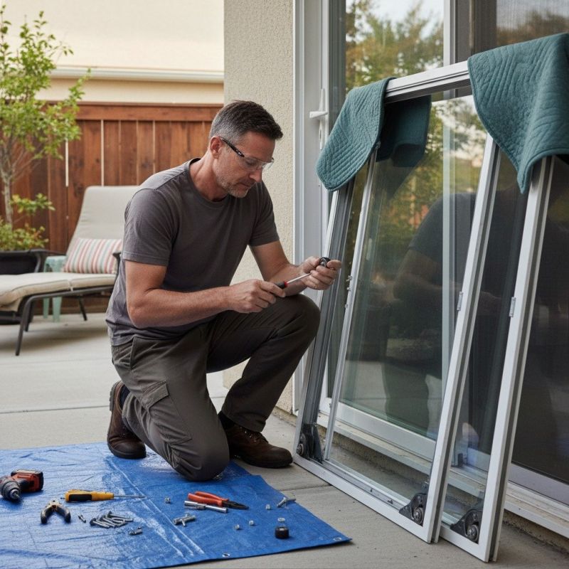 Sliding Door Track Repair in Conroe, TX