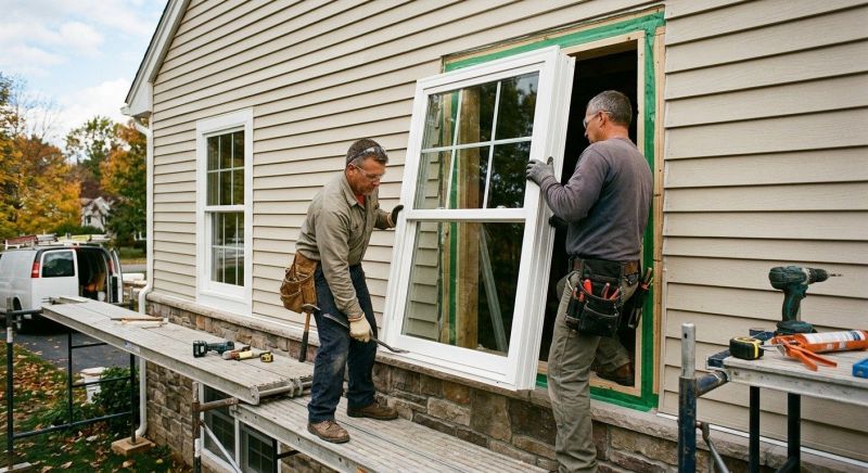 Vinyl Windows Installation in Boston, MA