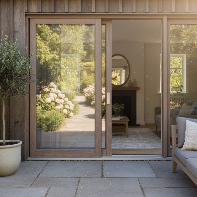 Wood Sliding Door Installation in Durham, NC